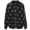 ZARA MAN Блузон с узором из черепов M черный череп Мужской Б/У