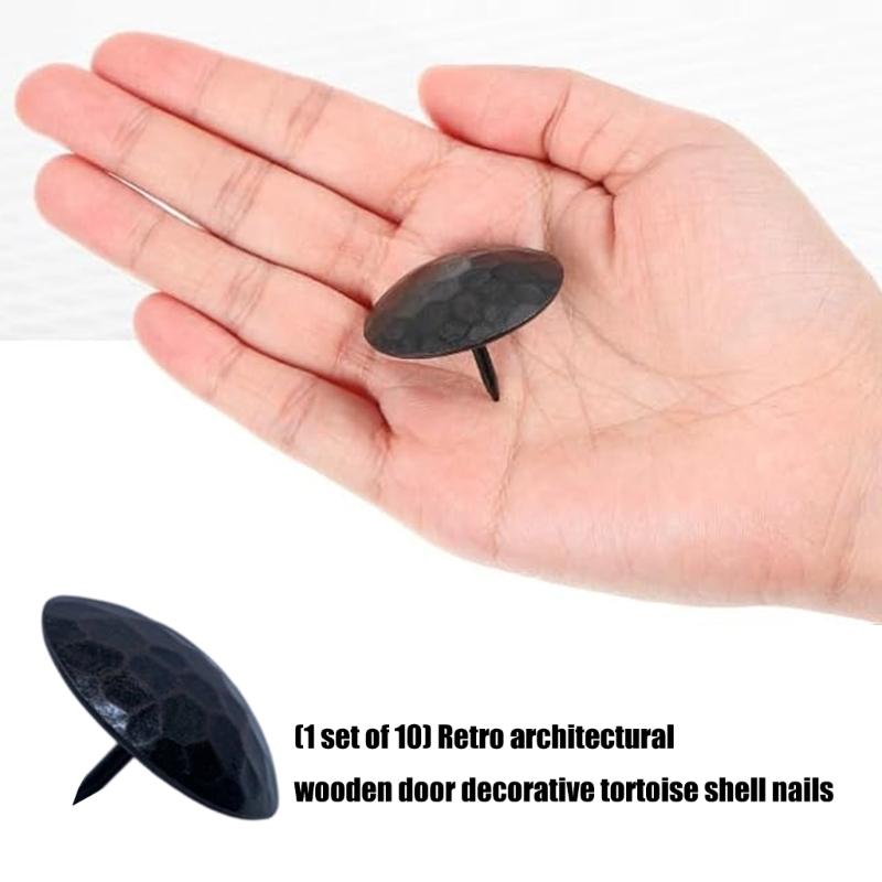 10Pcs Antique Clavos Fasteners Decorative Iron Nails Upholstery Tacks For Wooden Doors Furniture And Wall Decoration
