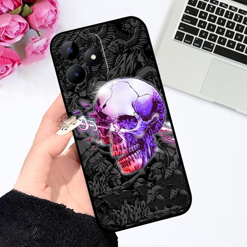 Мультяшный модный чехол для Realme Note 50 Coque Narzo N53 ТПУ силиконовые чехлы для телефона для Oppo Realme C51 C51s C53 4G Мягкий бампер