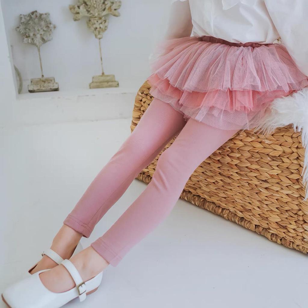 Girls' Fashionable Culottes: 2024 Spring & Autumn Style Skirt Leggings for Children