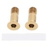 2pcs Bike Rear Derailleur Bolts Ti Alloy Flat Head Accessories Parts Rear Derailleur Guide Roller