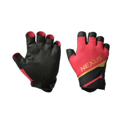 SHIMANO Перчатки Nexus Stretch, 5-пальцевый крой, GL-105Y, Красные, Большие