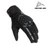 Motor-Air Motorcycle Riding Gloves Summer Breathable Grid Leather Cushioning Shock Absorption Non-slip Wear-resistant Equipment