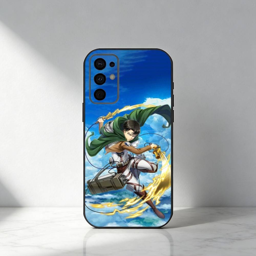 Super Exciting A-Attack-On-Titan Phone Case For Samsung S25,S24,S21,S22,S23,S30,Ultra,S20,Plus,Fe,Note,5G Black Cover