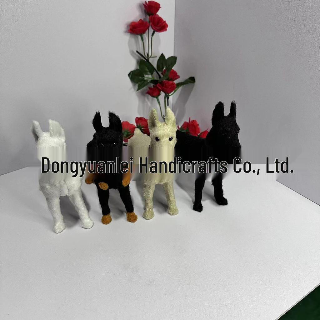 Игрушка такса: Маленькая модель животного, украшение