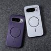 Полурамка Углеродное волокно Текстура Кевлара ПК Для Чехла Телефона Для Google Pixel 10 9 A Pro ProXL Магнитный Беспроводная Зарядка Чехол