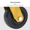 Huizhen 6-inch Heavy-Duty Nylon Swivel Caster Wheel