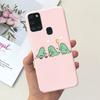 Чехол для Samsung A21S SM-A217F A 21S Задняя крышка Модный Цветочный Мультяшный Мягкий Силиконовый ТПУ Чехол для Телефона Для Samsung Galaxy A21s Capa