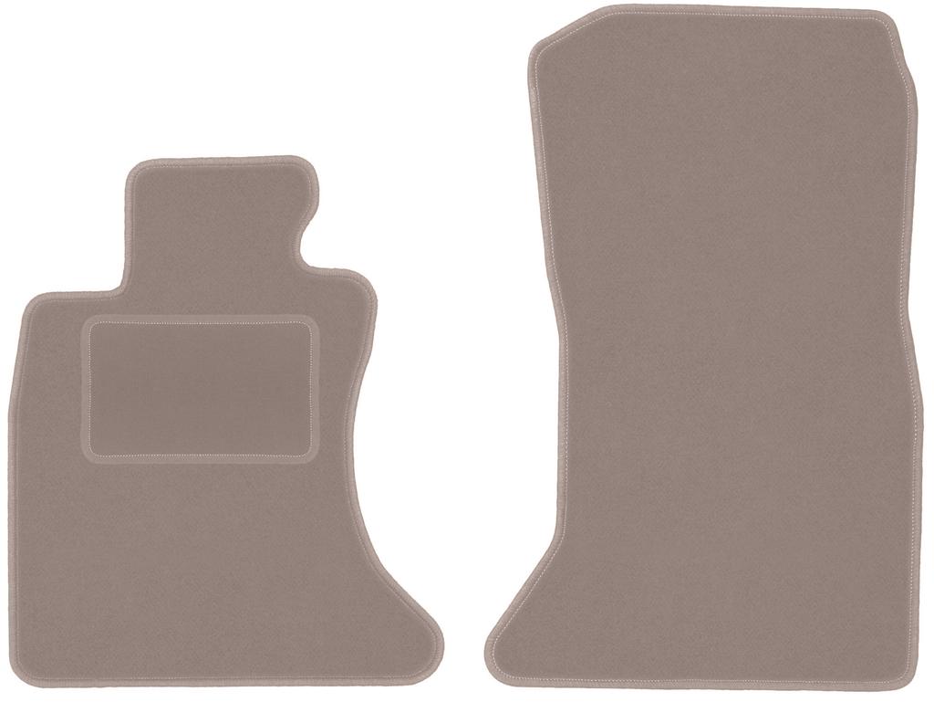 Beige front floor mats for: BMW 5 F10 xDrive sedan (2010-2013)
