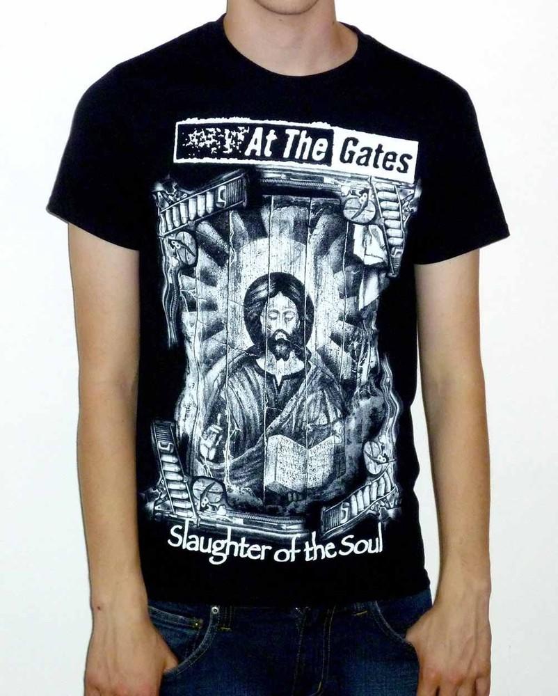 Футболка At The Gates "Slaughter Of The Soul" в винтажном стиле - НОВАЯ ОФИЦИАЛЬНАЯ Унисекс Футболка