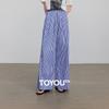 Chuyu 2025 Summer Relaxed Plaid Wide-Leg Casual Pants
