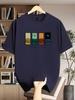 2026 Summer New Style Four Panel Sea Sunrise Graphic Streetwear Loose Unisex Tshirt Pure Cotton Breathable Suitable For Daily Wear