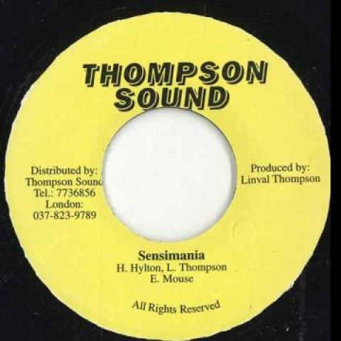 7-дюймовая пластинка EEK A MOUSE / ROOTS RADICS - Sensimania none Thompson Sound 1982 Ямайка Регги, Ска и Даб