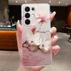 Чехол для Realme C85 Pro 2025 Прозрачный Модный Цветок Бабочка Мягкий ТПУ Силикон Чехол для Телефона для RealmeC85 Pro 4G RMX5555