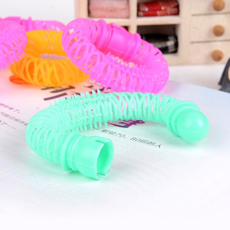 Donut Curlers Sleep Rollers: Big Wave Curls & Lazy Bangs Hair Bun Maker.
