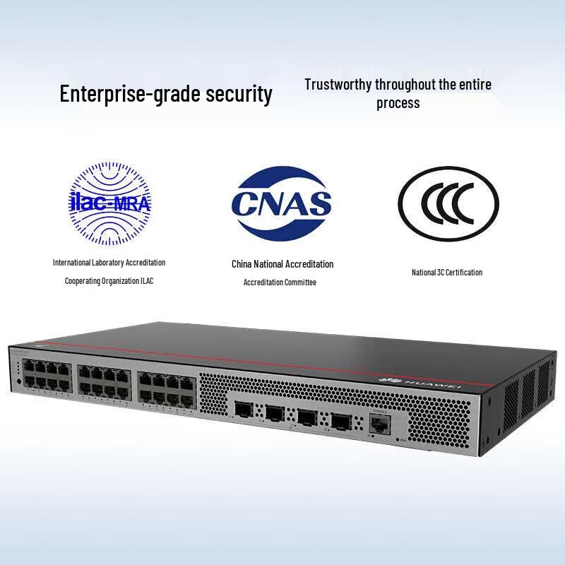 Huawei KunLing S5735S-L24T4S-QA2 Enterprise Layer 3 Managed Switch CN plug (adapter included)
