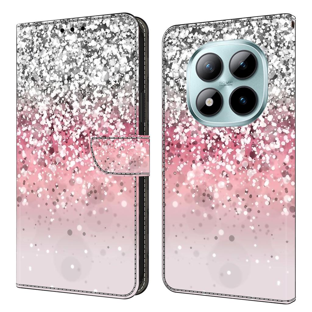 Чехол-кошелек для Xiaomi Poco M8 5G/Redmi Note 15 5G (Глобальный)/15 4G (Глобальный) Кожаный чехол для телефона с 3D-рисунком и магнитной застежкой