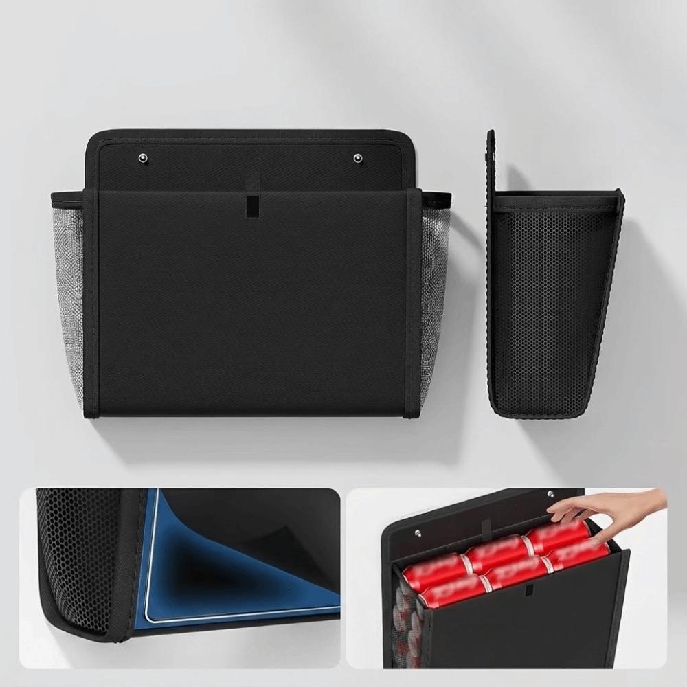 Mesh Pocket RV Storage Bag Foldable Multi-Compartment Organizer Oxford Cloth Door Organizer  Door