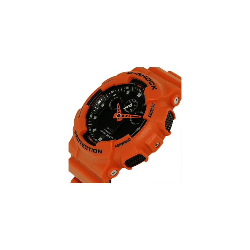 Casio Серия Модные Ретро Уличные Классические Стрелочные Двойной Дисплей Циферблат Водонепроницаемые Спортивные Кварцевые Часы Кварцевый Механизм Японский и Корейский GA-100L-4A