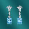 Sace Gems Классические серьги из медного сплава с цирконом, женские ювелирные изделия, свадебный подарок для вечеринки