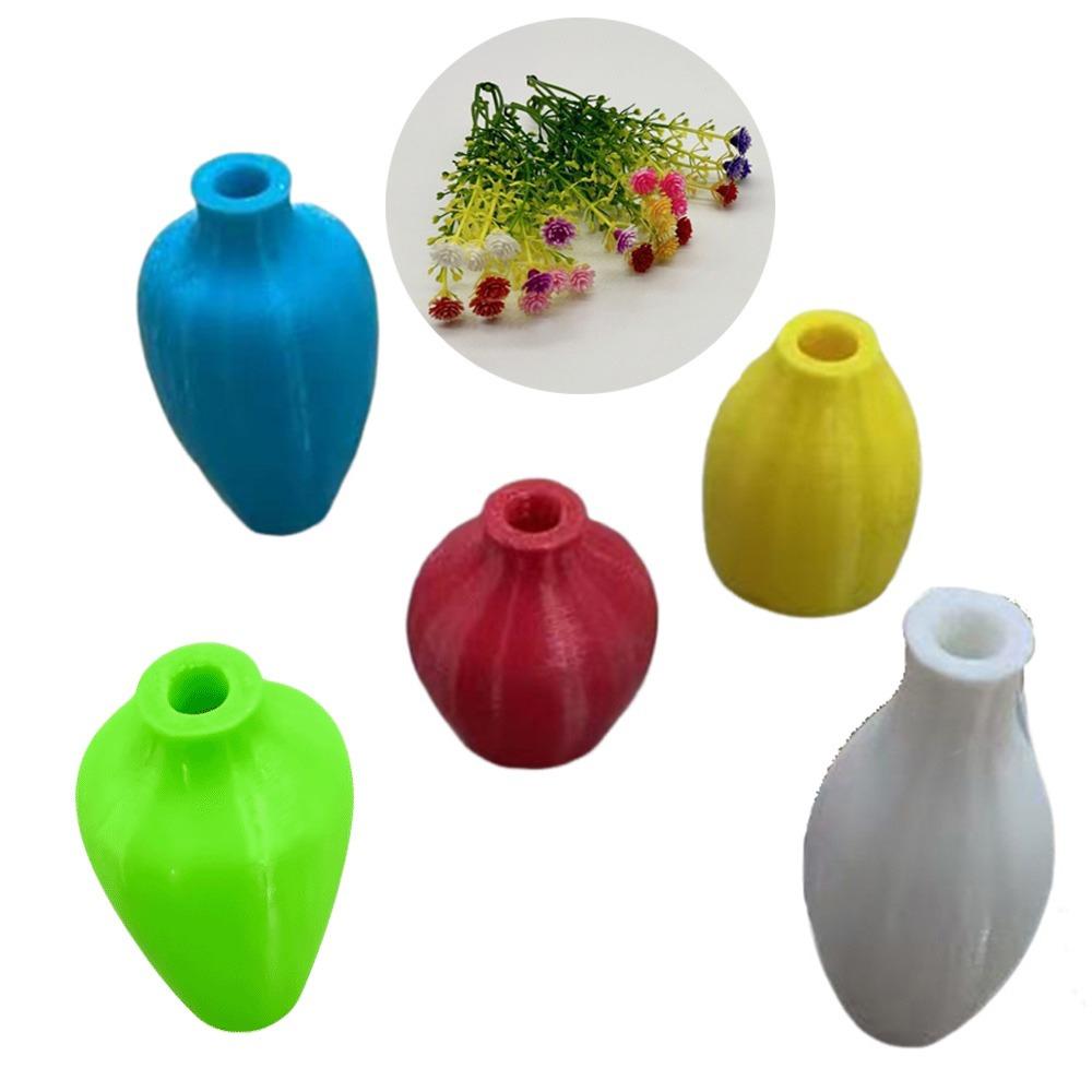 5Pcs Modern Tiny Magnetic Bud Vases DIY Vase Fridge Stickers  Plant Lovers