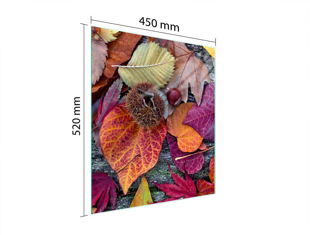 GLASS CUTTING BOARD 45x52 Leaves