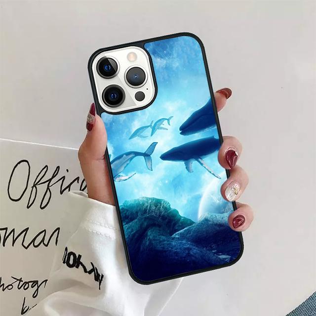 Чехол для телефона «Касатки» с океанскими животными для iPhone 11 12 13 14 Pro Max, мини-чехол для iPhone X XS Max XR 5 6 7 8 Plus Coque