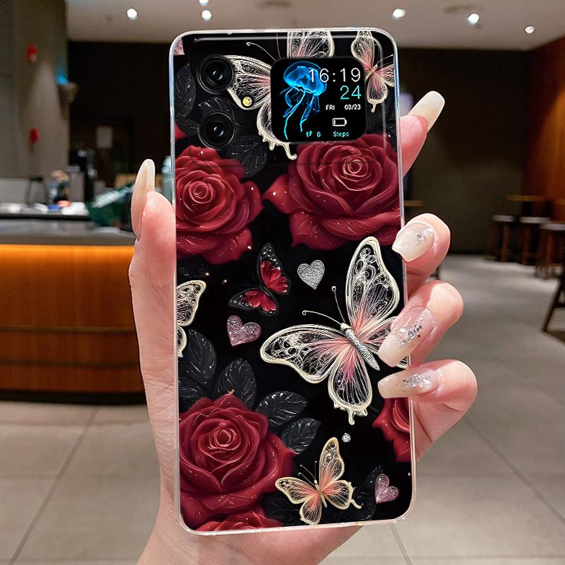 Phone Case For Cubot A20 Butterfly Bow Protective Thin Casing CubotA20 Fundas Coque Transparent Soft Silicone TPU Cover Capa