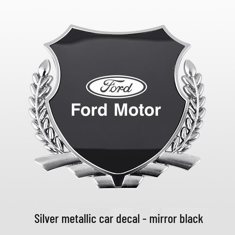 Предназначено для Ford Mondeo, Focus, Edge и Escort: Боковые эмблемы «Колос пшеницы» и металлические акценты кузова.
