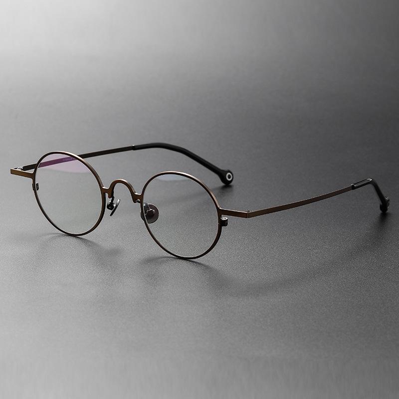 Оправа для очков для близорукости, ретро, персонализированная литературная овальная маленькая оправа, плоская легкая оправа для очков