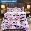 Power police  Adventure 3pcs K-pop music group Bedding set,Ideal for Bedroom, Dormitory,Including Duvet Cover And 2pcs Pillowcases,Fan gifts