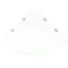 Corner Shelf - vidaXL - Clear Glass - 45x45 Cm - 8 Mm Thick - Easy To Install