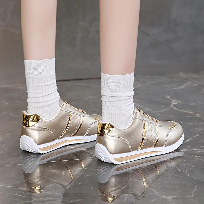 Женские повседневные спортивные кроссовки, спортивные теннисные лоферы, вулканизированная обувь для скейтборда, женская элегантная модная баскетбольная обувь на платформе