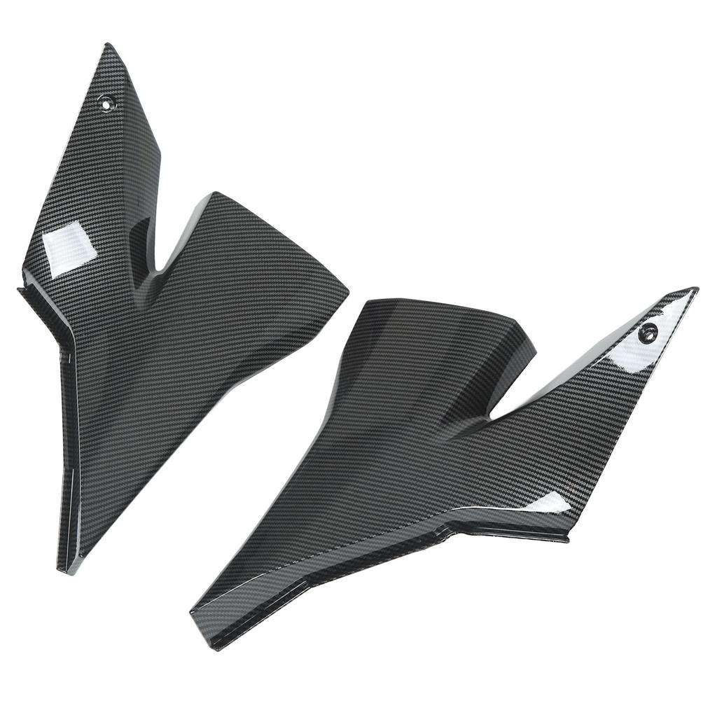 2PCS Motorcycle Fuel Tank Side Panel Cover Carbon Fiber Style Fairing Replacement for ZX 10R 2004‑2005