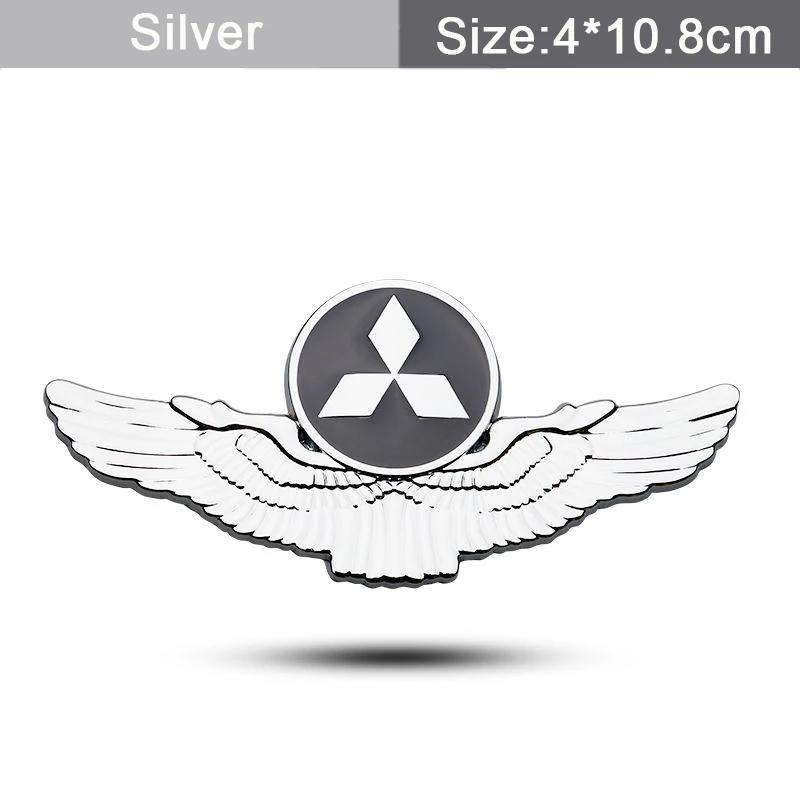 Для Mitsubishi Lancer 9 10 ASX L200 Colt Pajero Outlander Eclipse Автомобильная боковая наклейка Значок на багажник Наклейка в форме крыльев Автодекор EX8