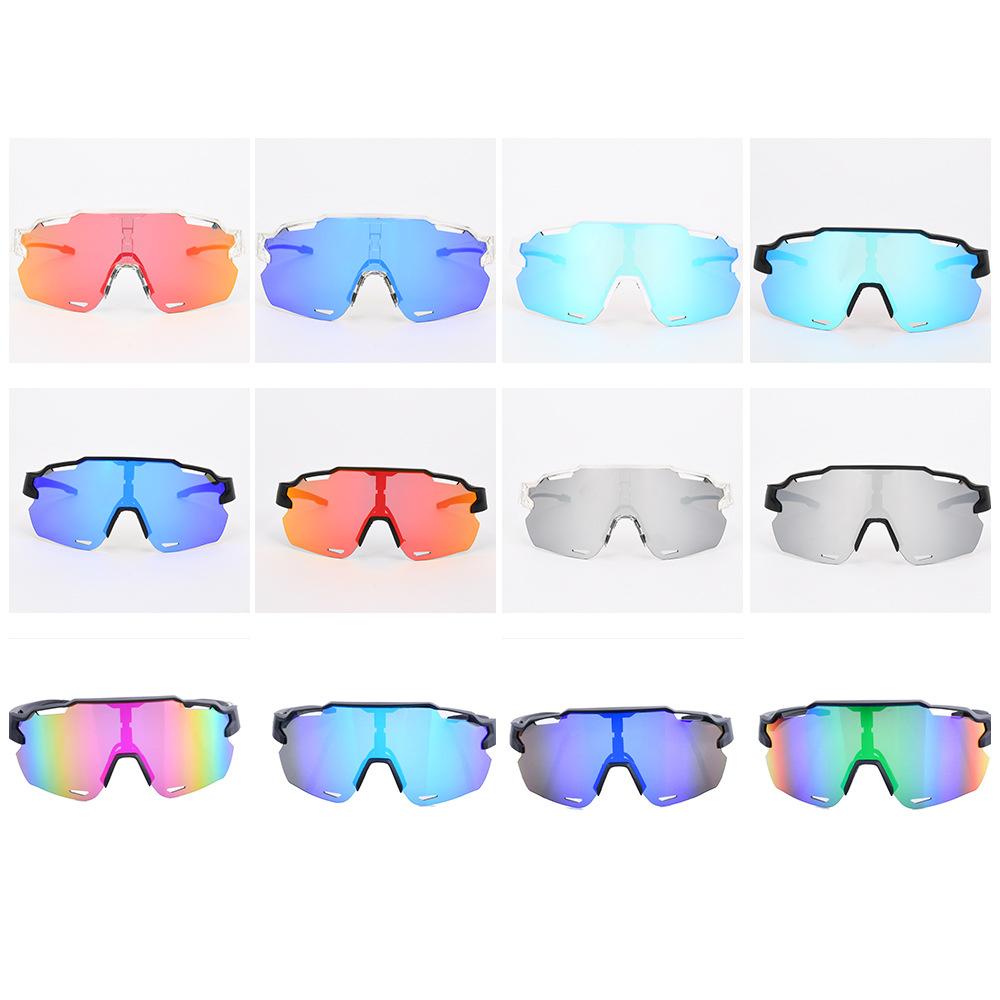 Popular cycling glasses, OEM semi-frame windproof outdoor sports sunglasses