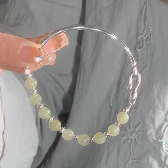 Браслет из бисера для женщин, серебряный браслет-манжета из искусственного жемчуга, ювелирные изделия в подарок