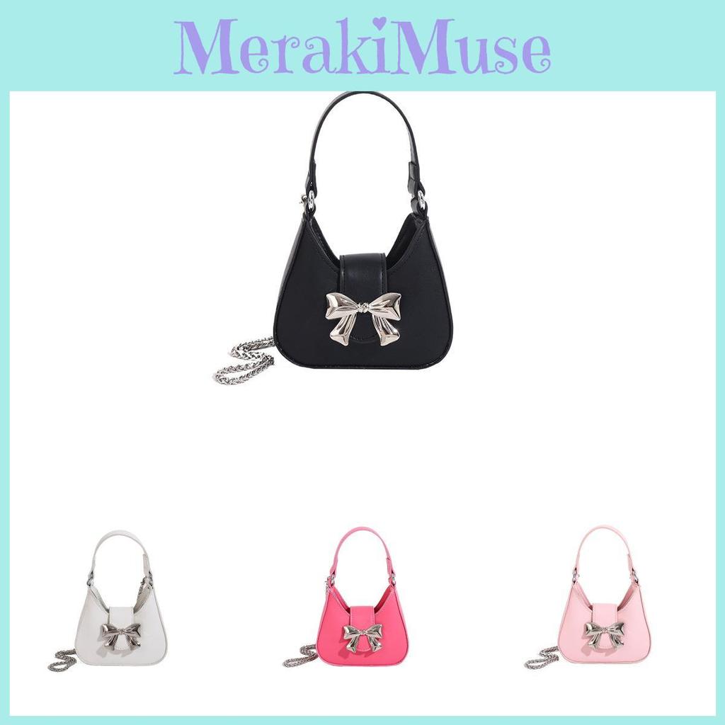 Unique Butterfly Knot Chain Bag 2024 Summer New French Style Shoulder Bag For Women