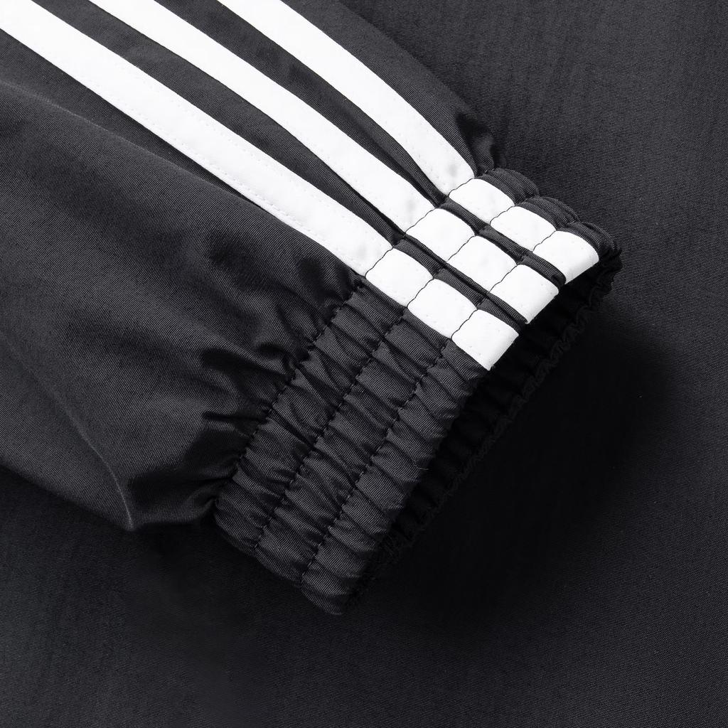 adidas Оригинальная мужская куртка Firebird Woven Stand Collar Retro Fashion Loose Versatile Logo Jacket Black KB2466