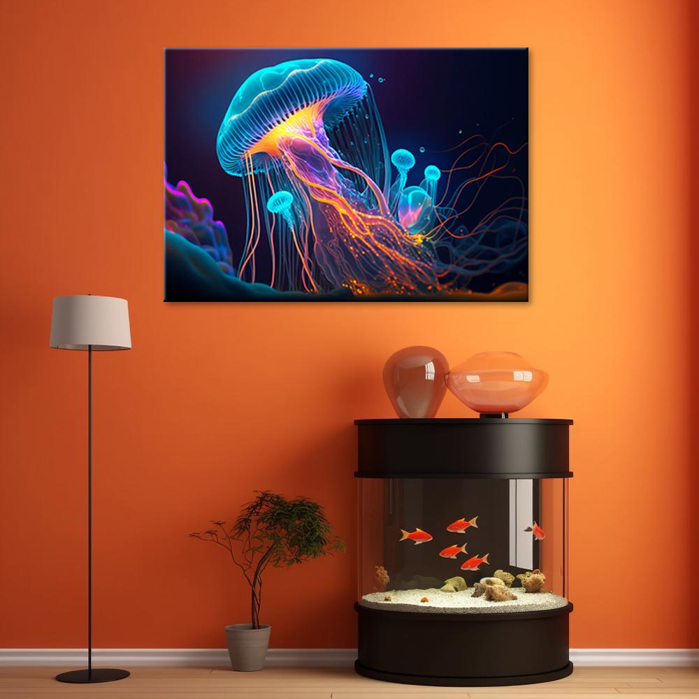 Canvas print, Vivid colours underwater