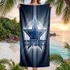 Модное пляжное полотенце Dallas Cowboys, портативное, мягкое, быстросохнущее, для плавания, кемпинга, отпуска