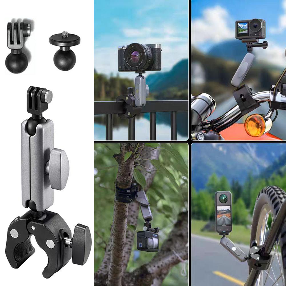 360° Camera Motorcycle Handlebar Mount Selfie Stick Bicycle Monopod For Gopro Hero Insta360 X5 Dji Osmo Action Camera Accessory