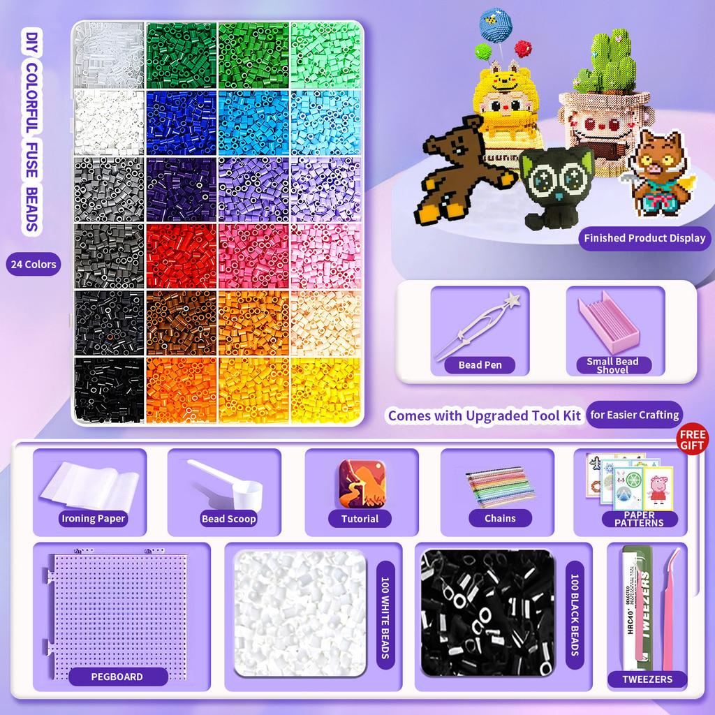 Набор для рукоделия Pindou DIY из бобов, инструменты для мальчиков и девочек, игрушечные подарки, трехмерная сборка, добавка Coco