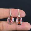 Red Rutile Oval Shape Earring 925 Sterling Silver Handcrafted Earring LiteWeight HandMade Earring Gift for Best Girl Gift For Her ThanksGiving