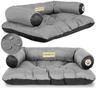 Манеж KINGDOG SOFA для собаки, водонепроницаемый, СЕРЫЙ, 2 размера L XL, современный вид