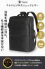 Backpack Leather Genuine Leather Backpack Business Backpack 32L Large Capacity Backpack with Expansion Function Inch [Evoon] Multi-Business Men's 15.6