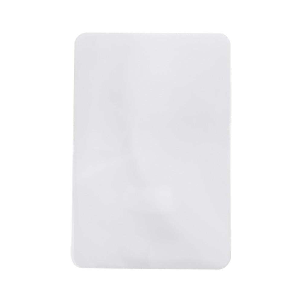 Magnification X3 Large Sheet Magnifier Book Page Magnification Multifunctional Reading Aid Lens Portable PVC Glass Lens Unisex