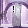 Модный блестящий чехол с градиентным покрытием для Samsung Galaxy S24 Plus S23 S22 Ultra S21 S20 FE A54 A34 A14 A15 A05S A53 A33, силиконовый чехол с блестящей задней крышкой
