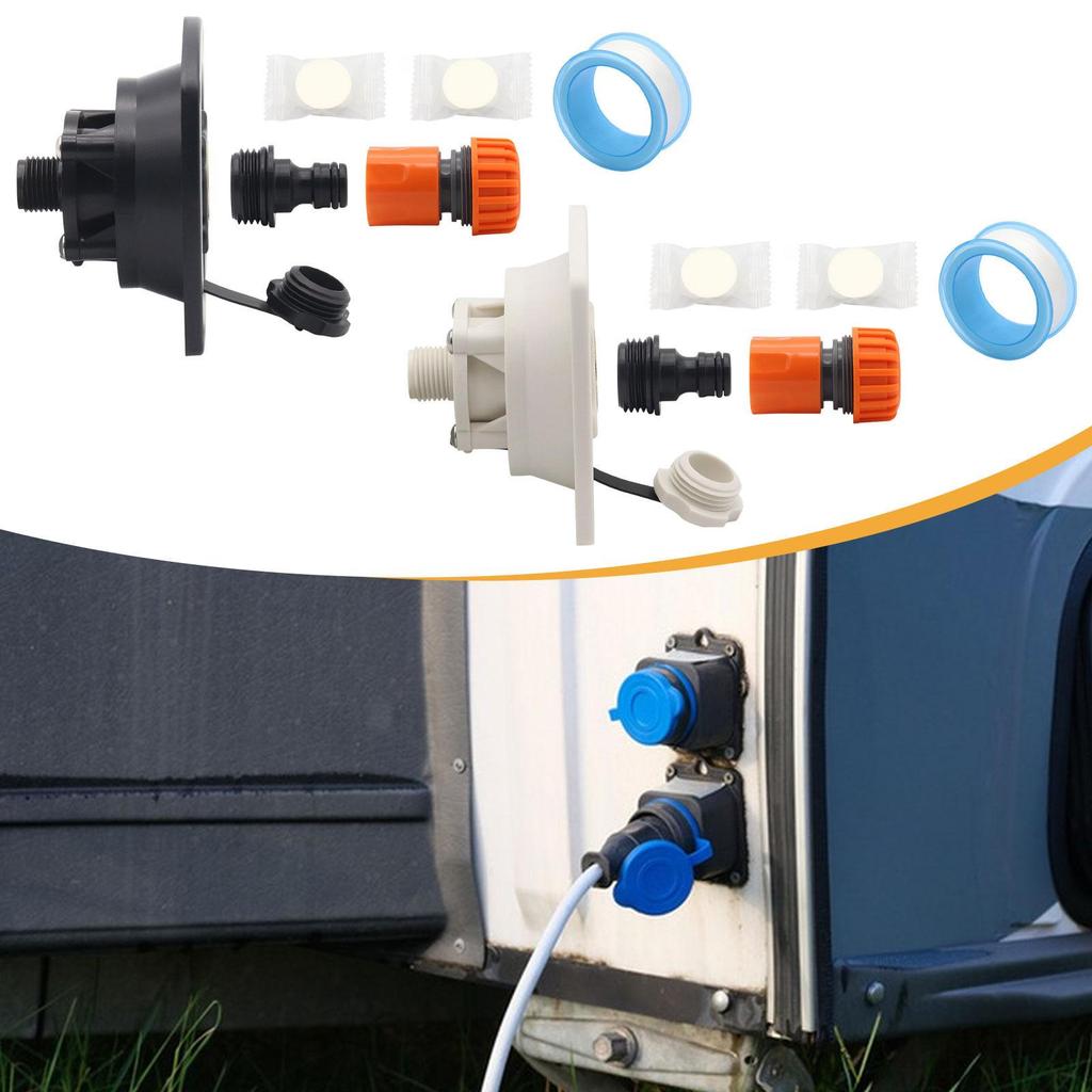 Впускной патрубок для городской воды RV с обратными клапанами Замена Простая установка Замена деталей Аксессуар для фургона прицепа