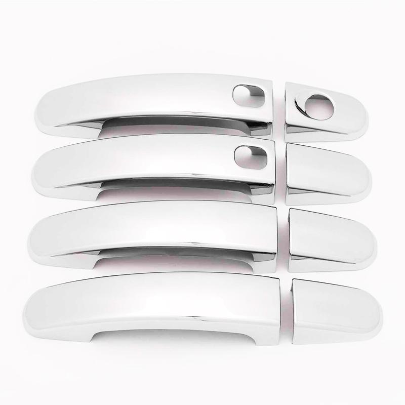 For Ford Tourneo Connect 2013-2018 Accessory Glossy Chrome Silver Car Side Door Handle Covers Trim 2014 2015 2016